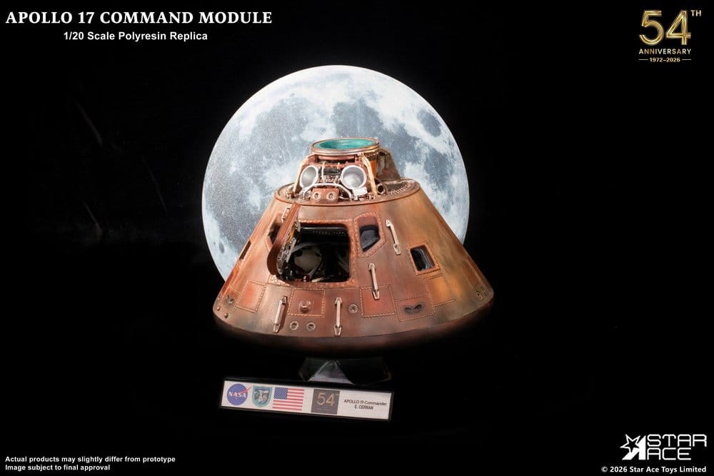 Star Ace Toys Apollo 17 Replik 1/20 Command Module 20 cm