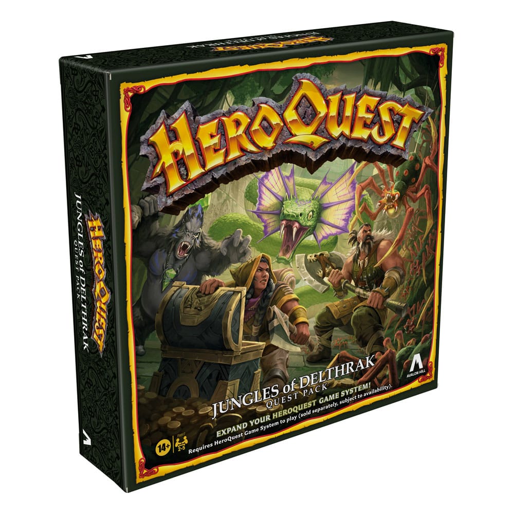 Hasbro HeroQuest Board Game Expansion Jungles of Delthrak Quest Pack *English Version*