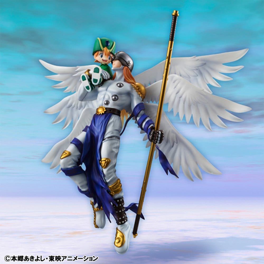 Megahouse Digimon Adventure G.E.M. Series PVC Figurka Angemon & Takeru Takaishi 22 cm (Repeat)