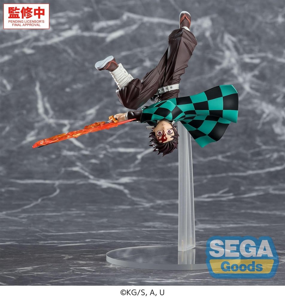 Sega Demon Slayer: Kimetsu no Yaiba Luminasta PVC Figurka Tanjiro Kamado Hinokami Kagura Setting Sun Transformation 15 cm