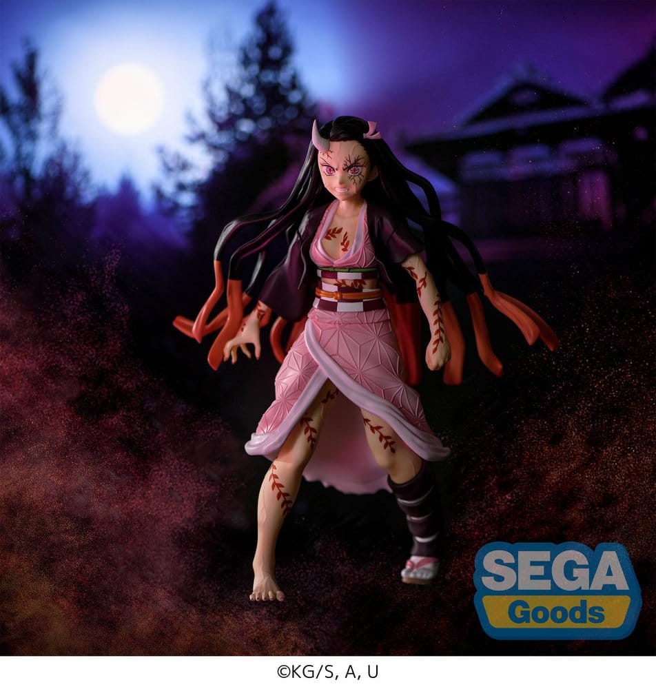 Sega Demon Slayer: Kimetsu no Yaiba FIGURIZMa PVC Figurka Nezuko Kamado Demon Form Advancing Ver. (Rerelease) 21 cm