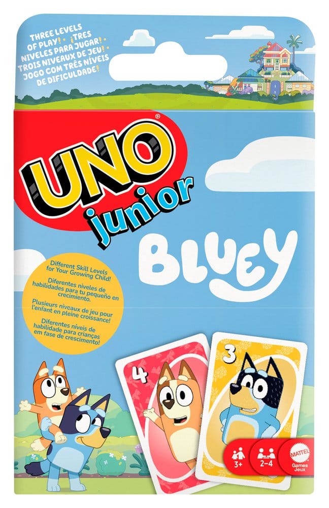 Mattel Bluey UNO Junior Card Game