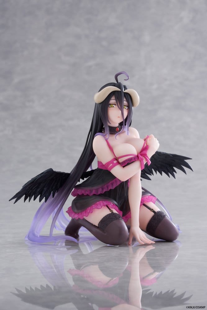 Taito Prize Overlord Desktop Cute PVC Figurka Albedo (Negligee ver.) 13 cm