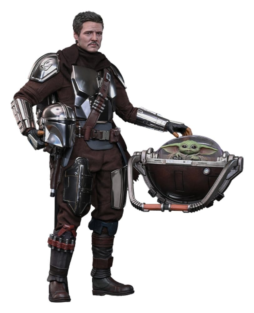 Hot Toys Star Wars: The Mandalorian & Grogu Movie Masterpiece Akční figurka 1/6 The Mandalorian and Grogu (Deluxe Version) 31 cm