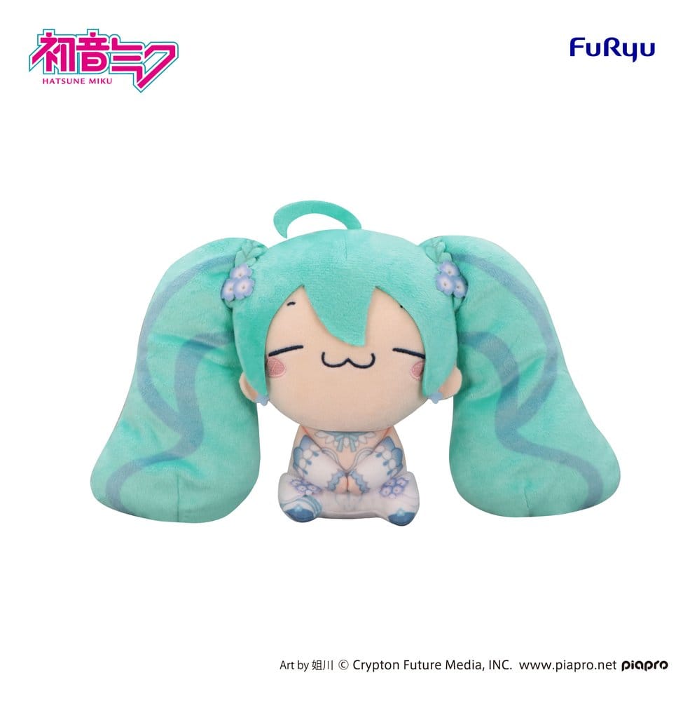 Furyu Hatsune Miku Mochipico Plyšák Nemophila B 15 cm