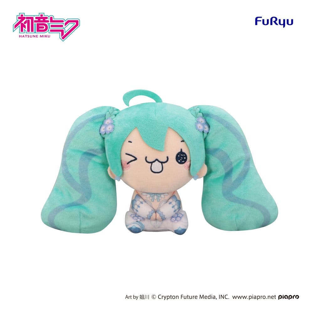 Furyu Hatsune Miku Mochipico Plyšák Nemophila C 15 cm