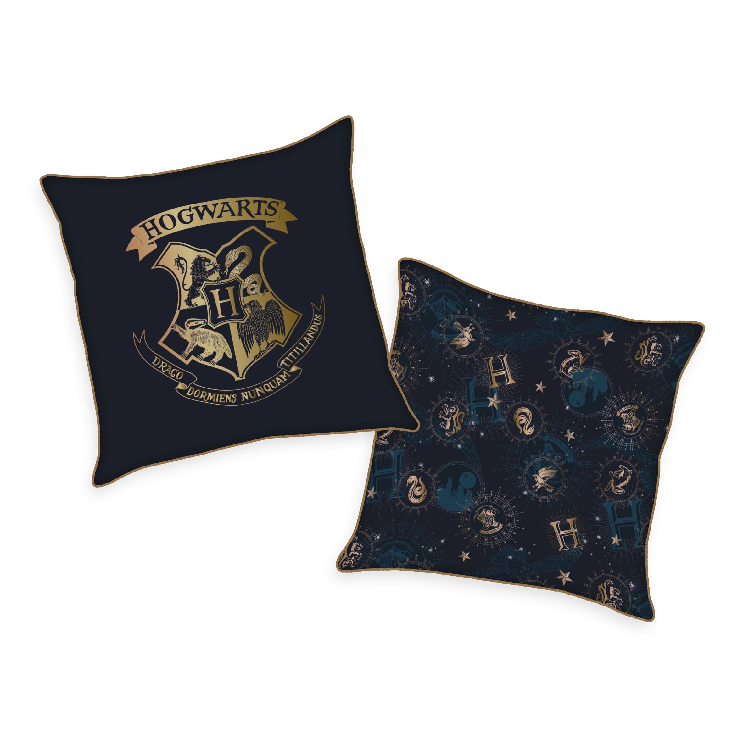 Herding Harry Potter Soft Velboa Pillows Hogwarts 40 x 40 cm