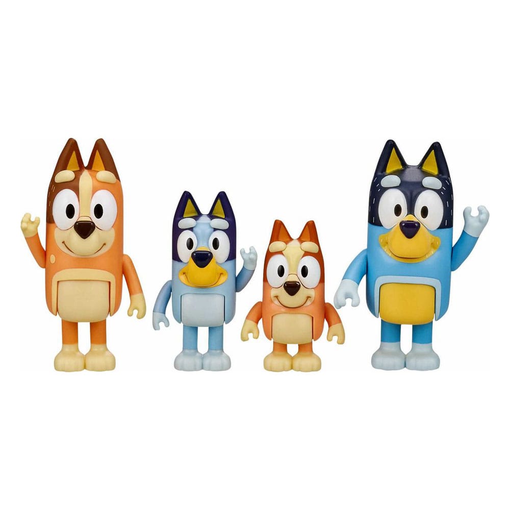 Moose Toys Balíček se 4 akčními figurkami Bluey