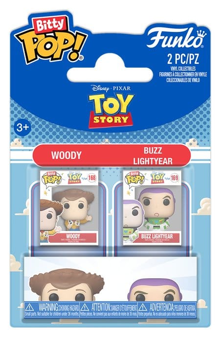 Funko Toy Story Bitty POP! Vinyl Figurky 2-Pack Woody & Buzz Lightyear 2 cm