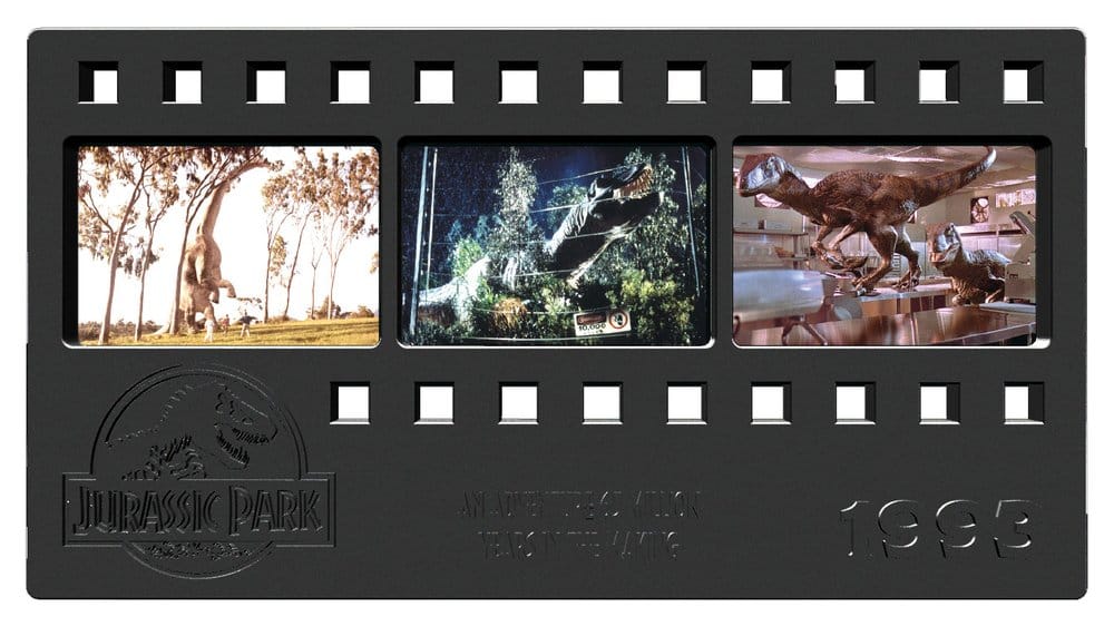 FaNaTtiK Jurassic Park Ingot Metal Film Strip Collectible 12 cm