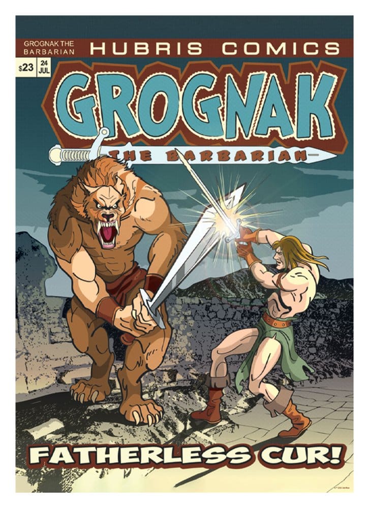 FaNaTtiK Fallout Art Print Grognak the Barbarian Limited Edition 42 x 30 cm