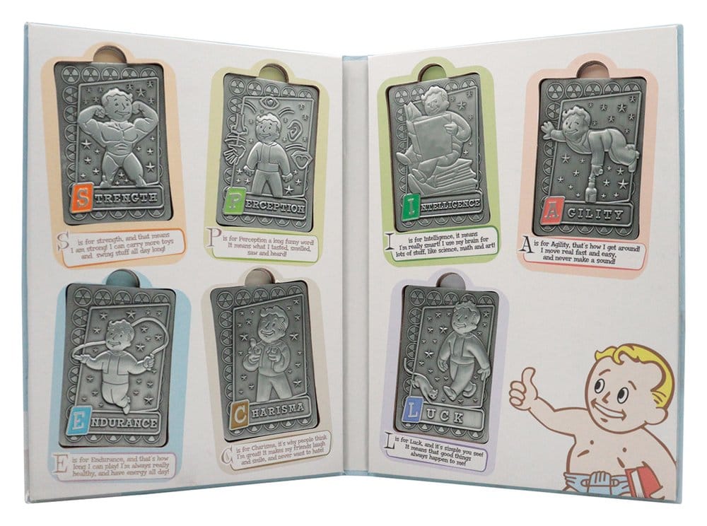 FaNaTtiK Fallout Ingots with Album S.P.E.C.I.A.L. Perk Card Collector’s Album
