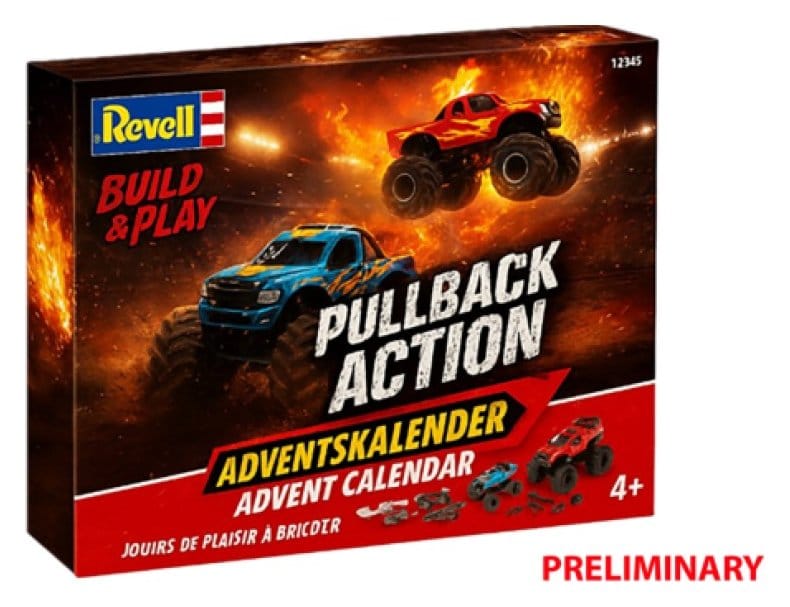 Revell Advent Kalendář Pullback Action Monster Truck