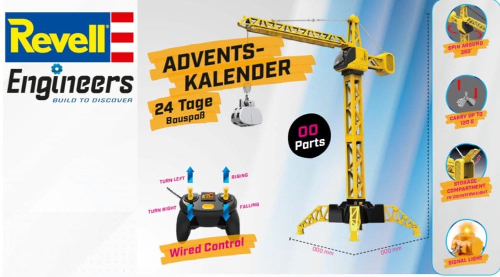 Revell Engineers Advent Kalendář Mega Crane
