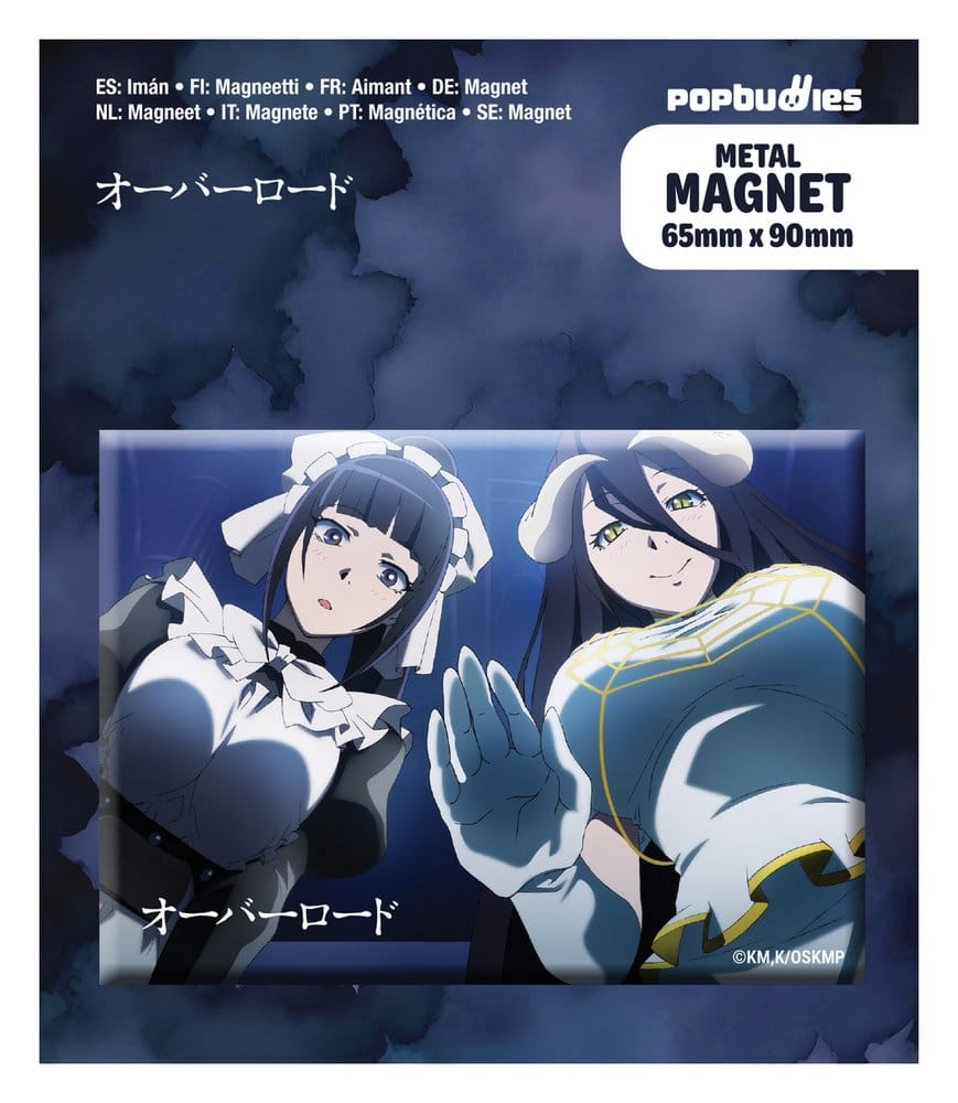 Popbuddies Overlord Fridge Magnet Narberal & Albedo