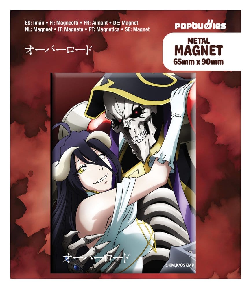 Popbuddies Overlord Fridge Magnet Albedo & Ainz
