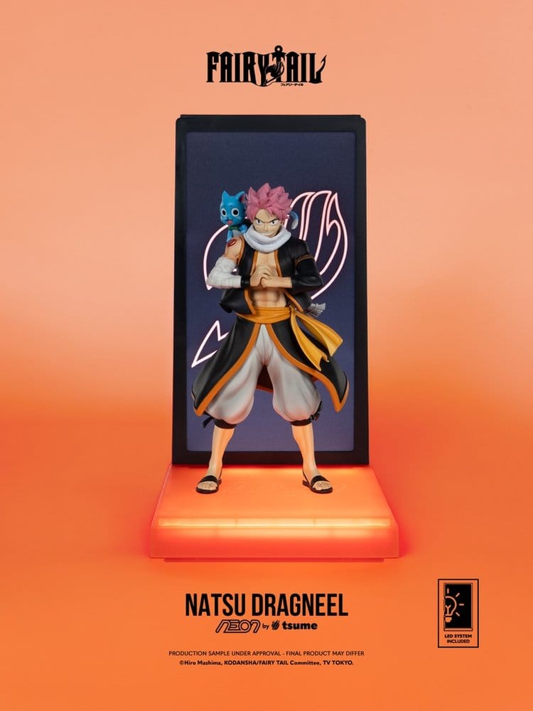 Tsume Fairy Tail Neon Figurka 1/9 Natsu Dragneel 25 cm