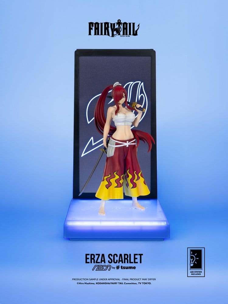 Tsume Fairy Tail Neon Figurka 1/9 Erza Scarlet 25 cm