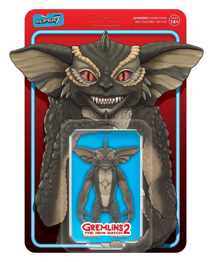 Super7 Gremlins ReAction Akční Figurka - Mohawk (Character Card) 23 cm