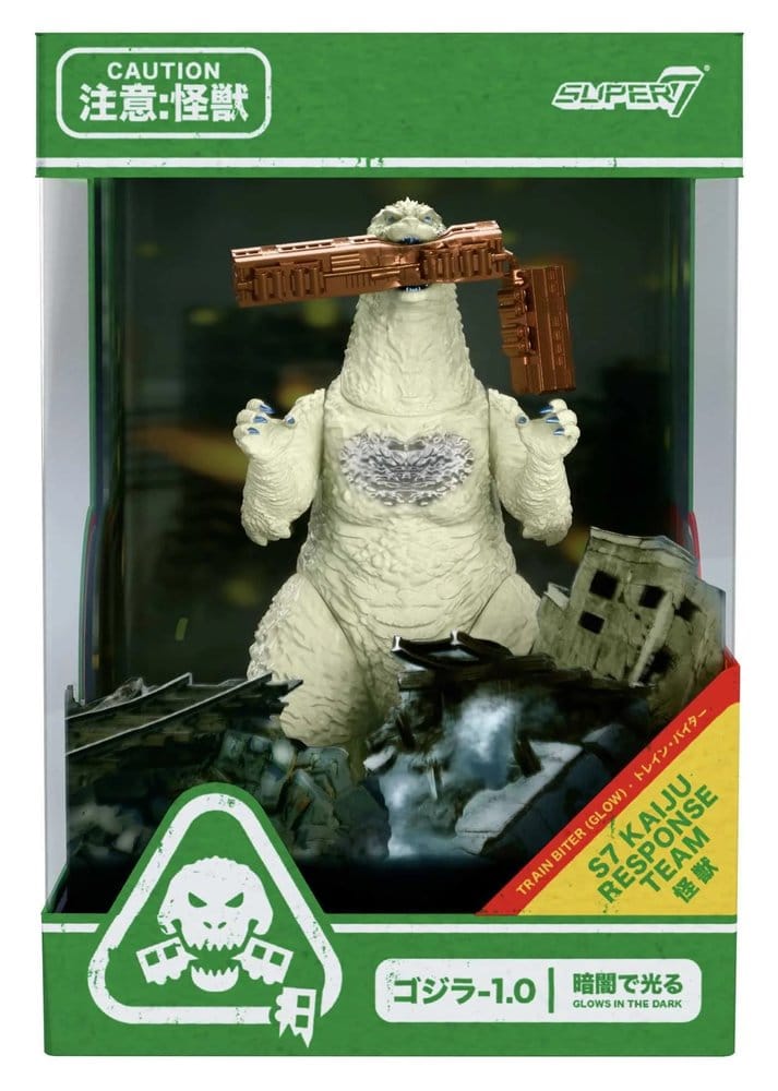Super7 Godzilla Toho ReAction Akční Figurka Minus One (Train Biter - Glow) 15 cm