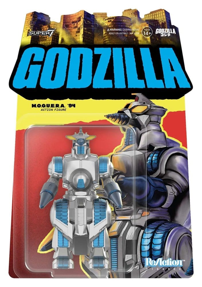 Super7 Godzilla Toho ReAction Akční Figurka M.O.G.U.E.R.A. 10 cm