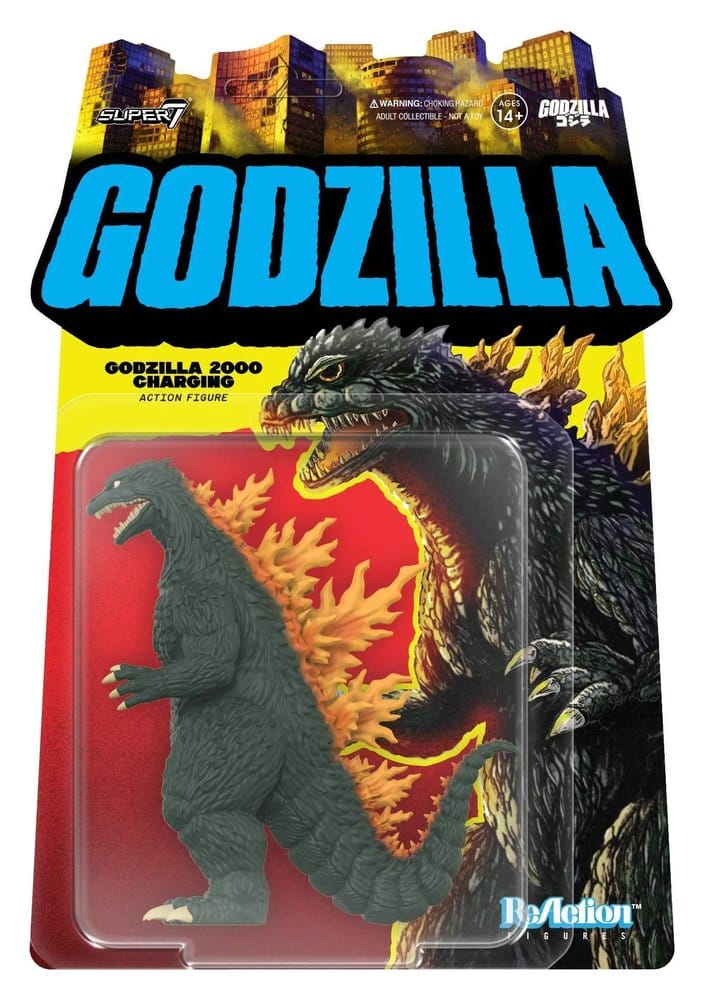 Super7 Godzilla Toho ReAction Akční Figurka Godzilla (2000, Charging) 24 cm