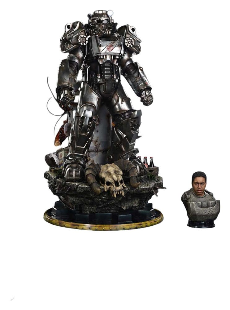 Prime 1 Studio Fallout Real Elite Masterline soška 1/4 Maximus Power Armor Deluxe Version 67 cm
