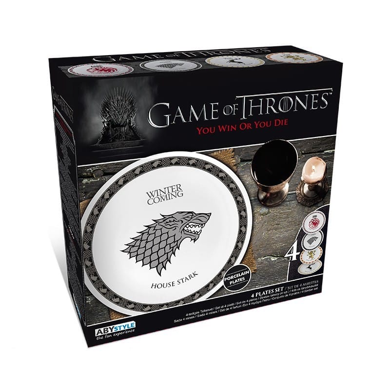 ABYstyle Sada talířů Game of Thrones, 4 ks