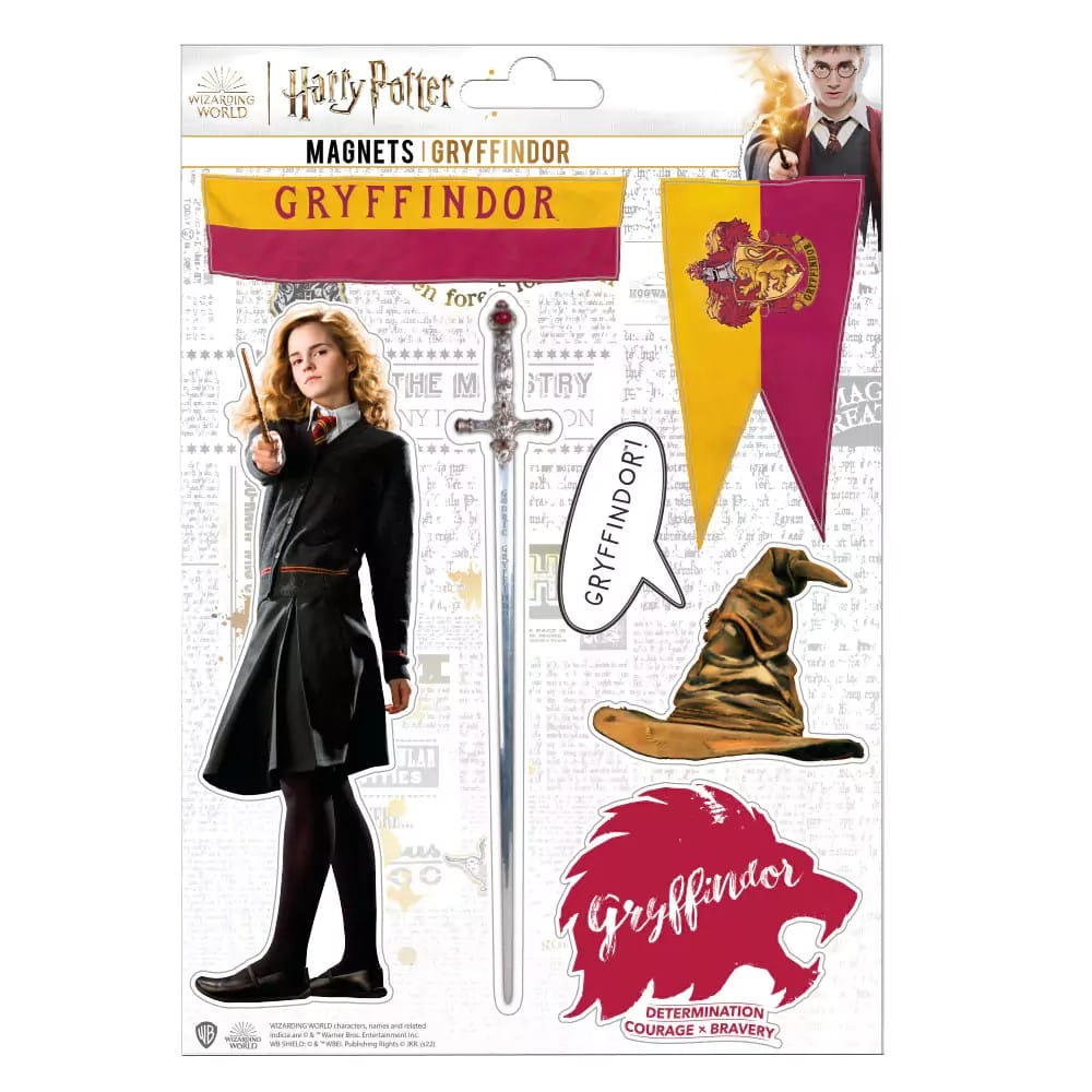 Cinereplicas Sada magnetek Harry Potter - Nebelvír (7 ks)