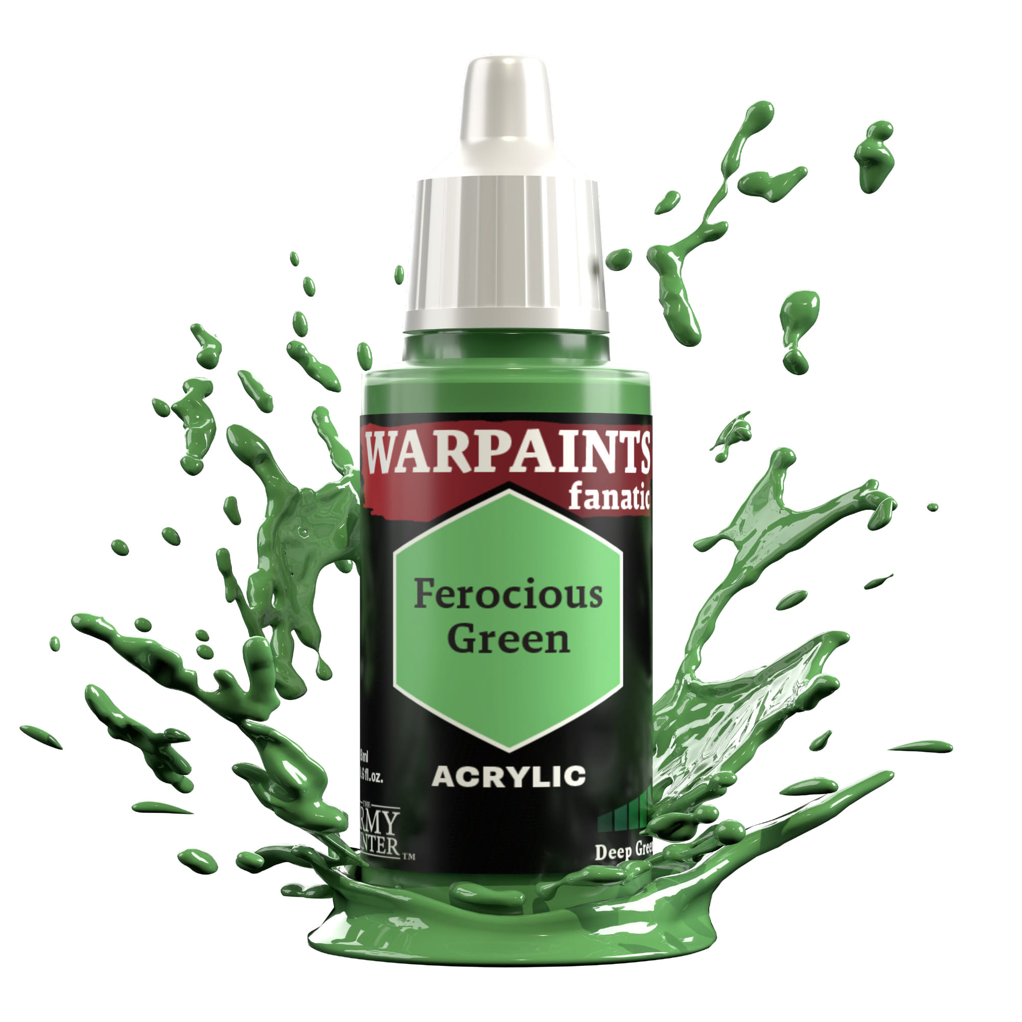 Army Painter Army Painter: Warpaints Fanatic - Ferocious Green