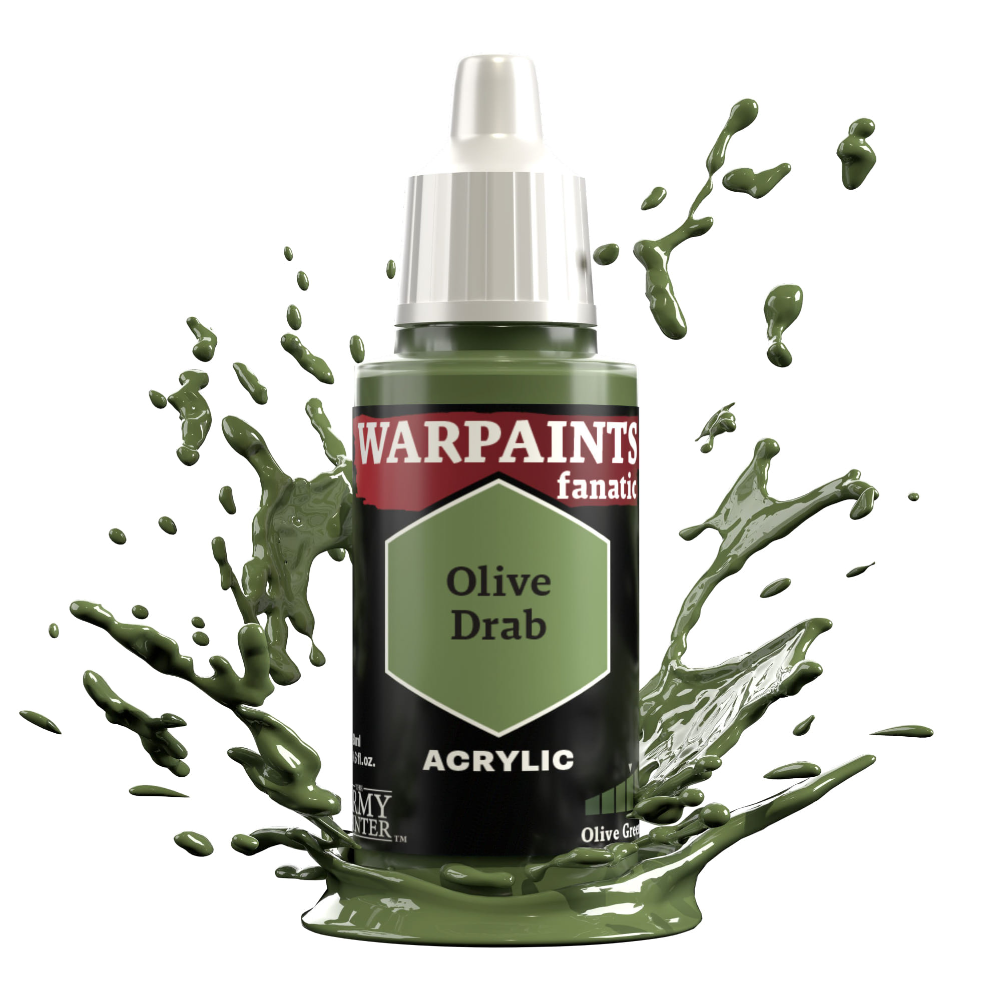 Army Painter Army Painter: Warpaints Fanatic - Olive Drab