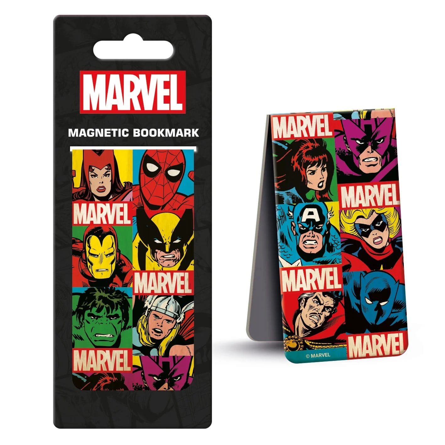Pyramid International Magnetická záložka Marvel - Retro Grid