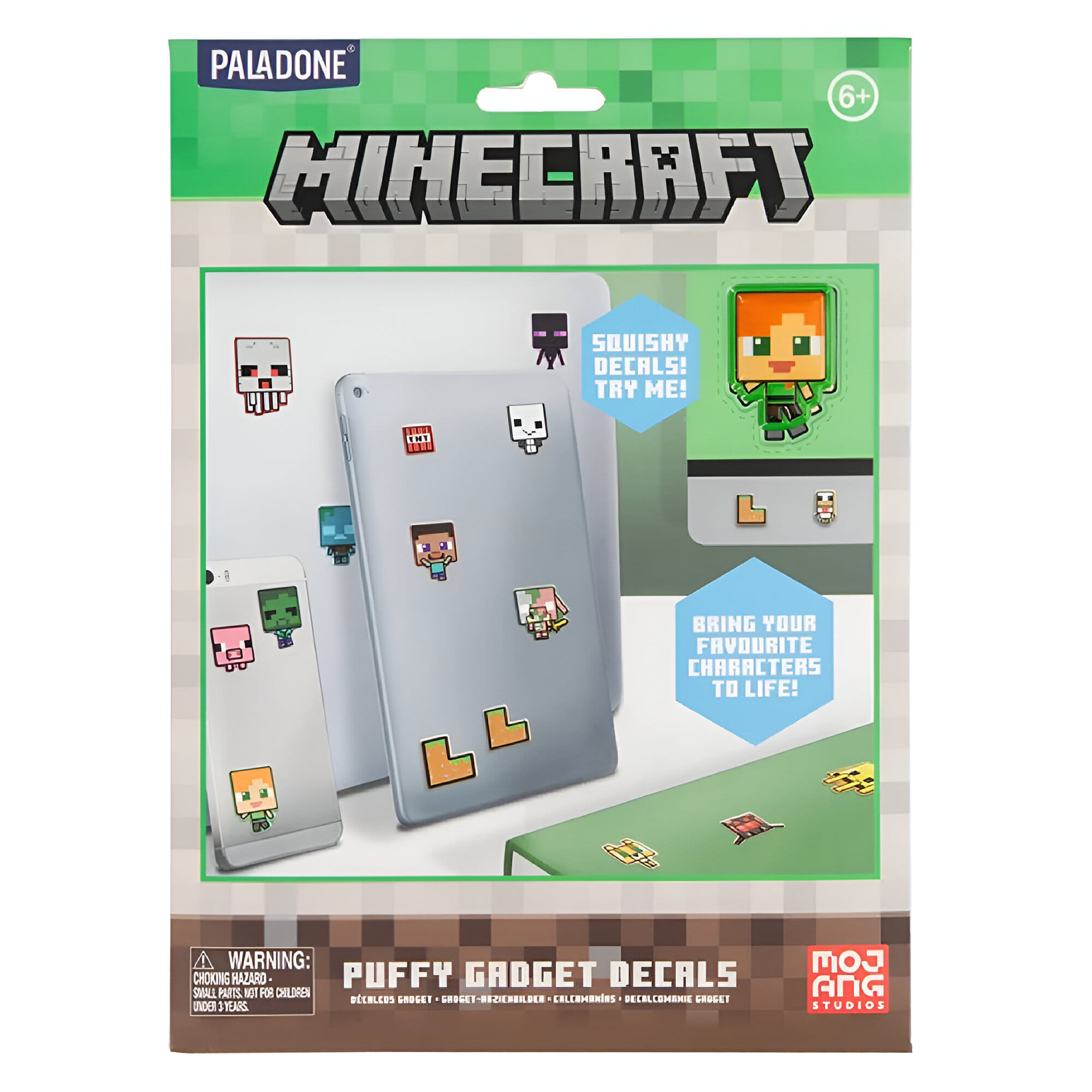 Paladone Sada 3D samolepek Minecraft