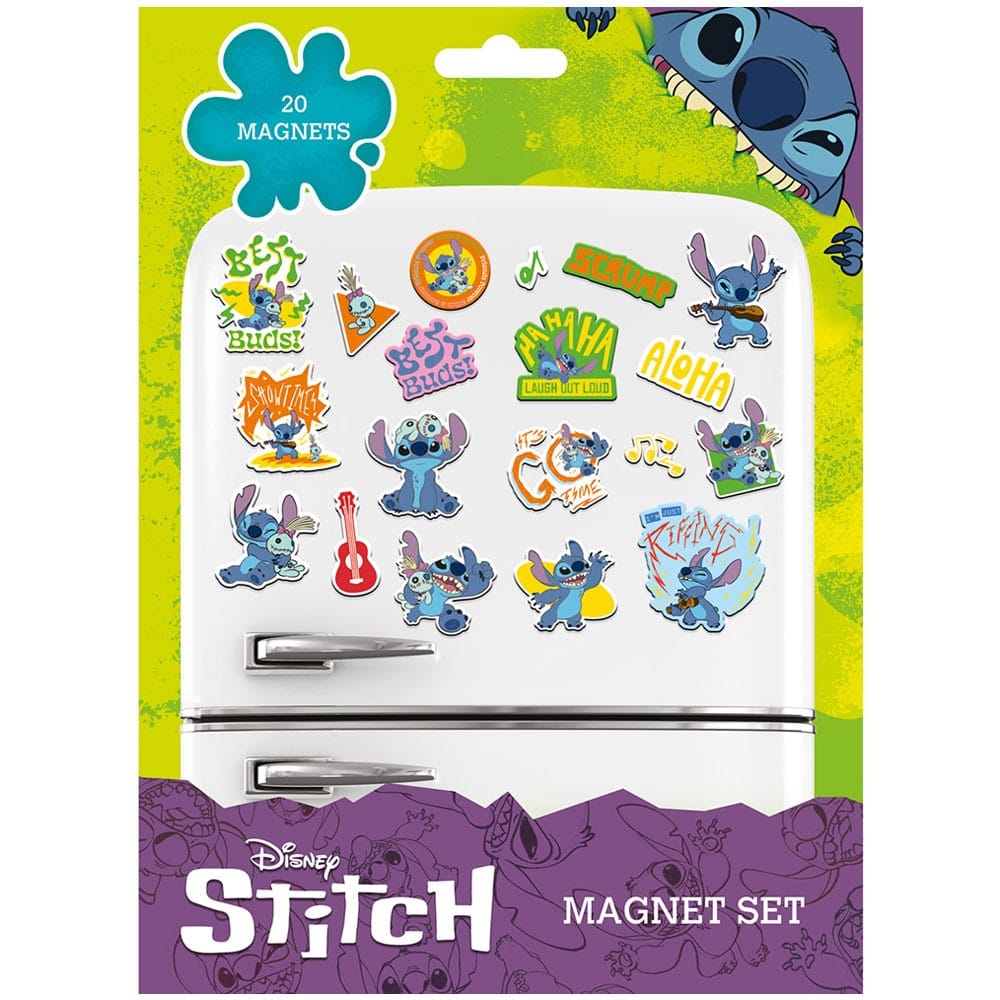 Pyramid International Sada magnetek Lilo & Stitch - Stitch & Scrump (20 ks)