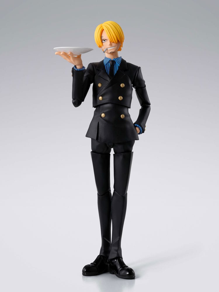 Bandai Tamashii Nations One Piece S.H.Figuarts akční figurka Sanji Romance Dawn Ver. 15 cm