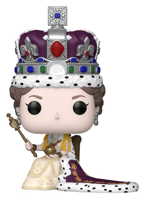 Funko Queen Elizabeth II POP! Premium vinylová figurka 100th- Queen Elizabeth II (Coronation) 9 cm