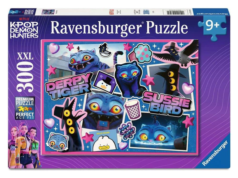 Ravensburger KPop Demon Hunters Children's Jigsaw Puzzle Derpy & Sussie (300 Pieces XXL)