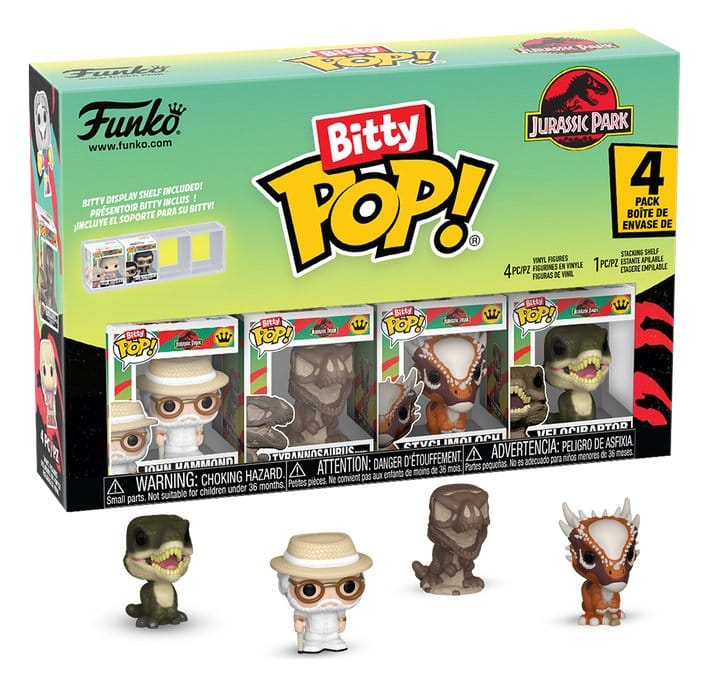 Funko Jurassic Park Bitty POP! Vinyl Figurka 4-Pack Series 2 2,5 cm