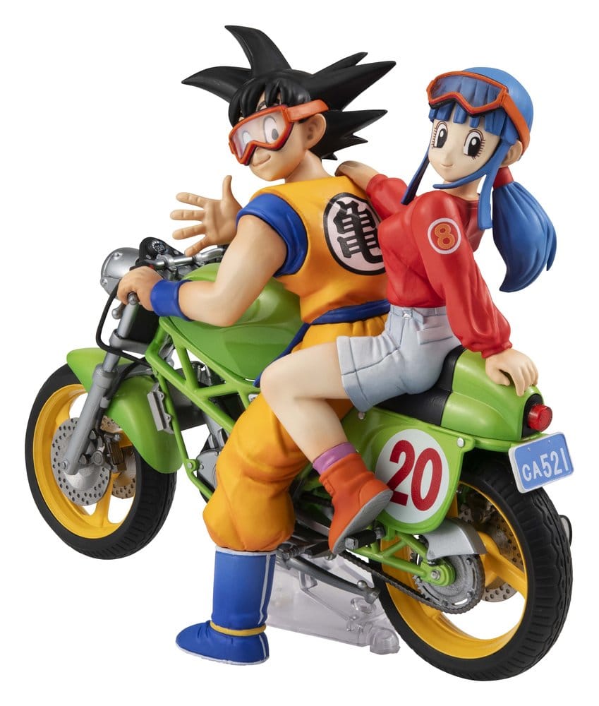 Megahouse Dragon Ball Z Desktop Real McCoy PVC Figurka 05 Son Goku & Chichi Limited Repeat Ver. 15 cm