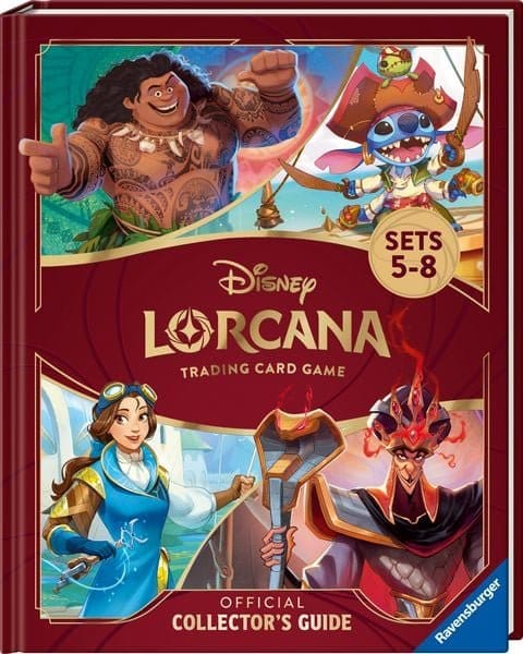Ravensburger Disney Lorcana TCG Book The Official Collector's Guide: Sets 5-8 *English Version*