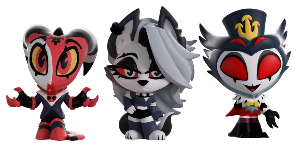 Youtooz Helluva Boss Mini Tooz Mini Figurky 3-Pack Blitzo, Loona & Stolas