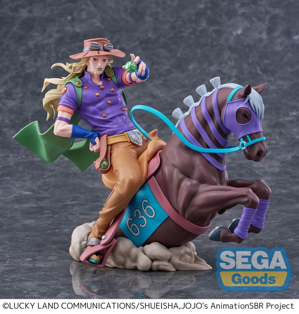Sega JoJo's Bizarre Adventure: Steel Ball Run XrossLinkMAX PVC Figurka Gyro Zeppeli 18 cm
