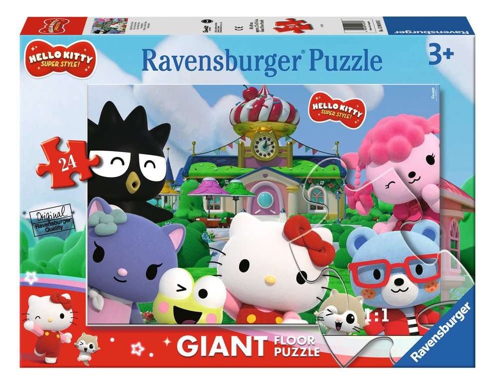 Ravensburger Hello Kitty Giant Floor Jigsaw Puzzle Fun in Cherry Town (24 Pieces)