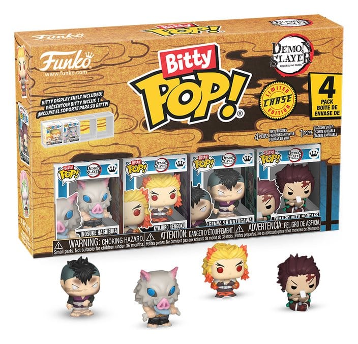 Funko Demon Slayer: Kimetsu no Yaiba Bitty POP! Vinyl Figurka 4-Pack Inosuke 2,5 cm