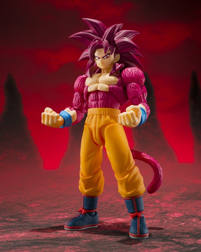 Bandai Tamashii Nations Dragon Ball S.H. Figuarts Akční Figurka Super Saiyan 4 Son Goku -Daima- 15 cm