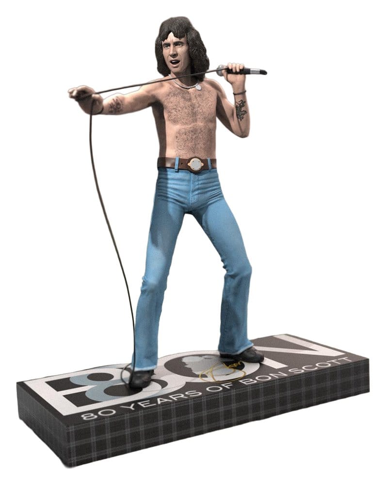 KnuckleBonz AC/DC Rock Iconz Soška Bon Scott III 22 cm