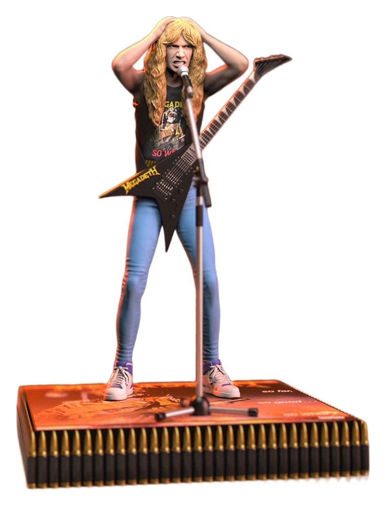 KnuckleBonz Megadeth Rock Iconz Soška Dave Mustaine II 22 cm