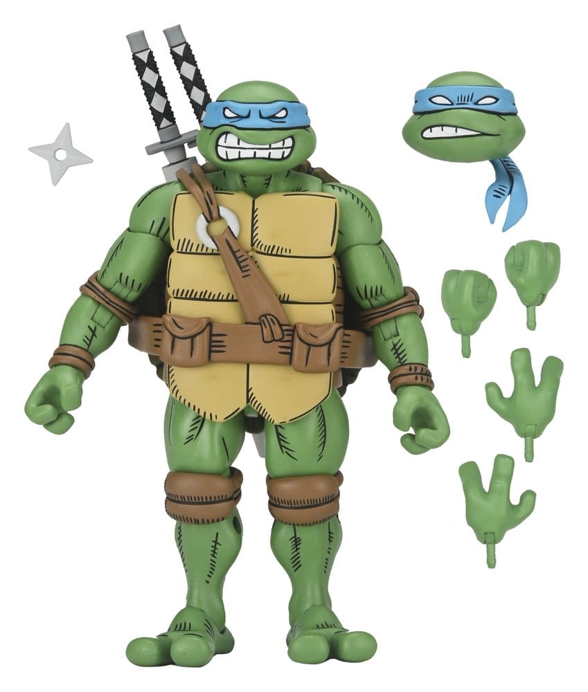 NECA Teenage Mutant Ninja Turtles x Usagi Yojimbo Ultimate Akční Figurka Leonardo 18 cm