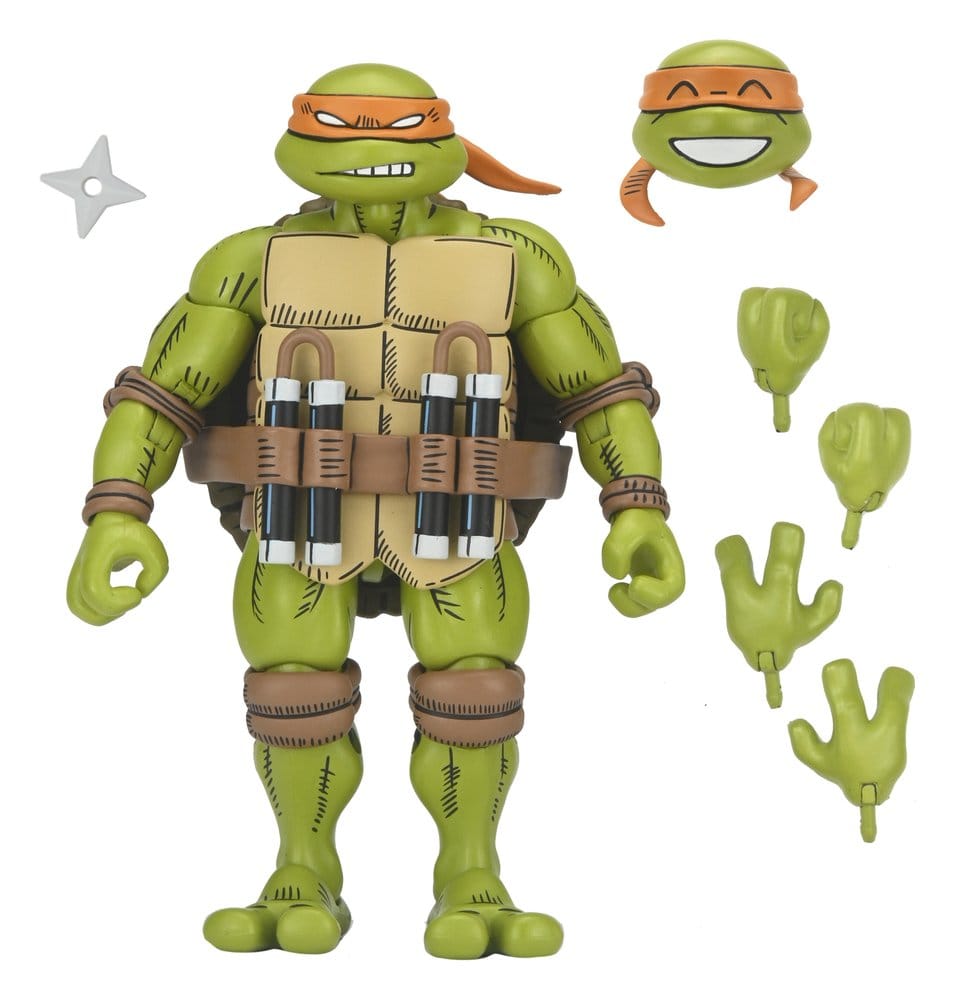 NECA Teenage Mutant Ninja Turtles x Usagi Yojimbo Ultimate Akční Figurka Michelangelo 18 cm
