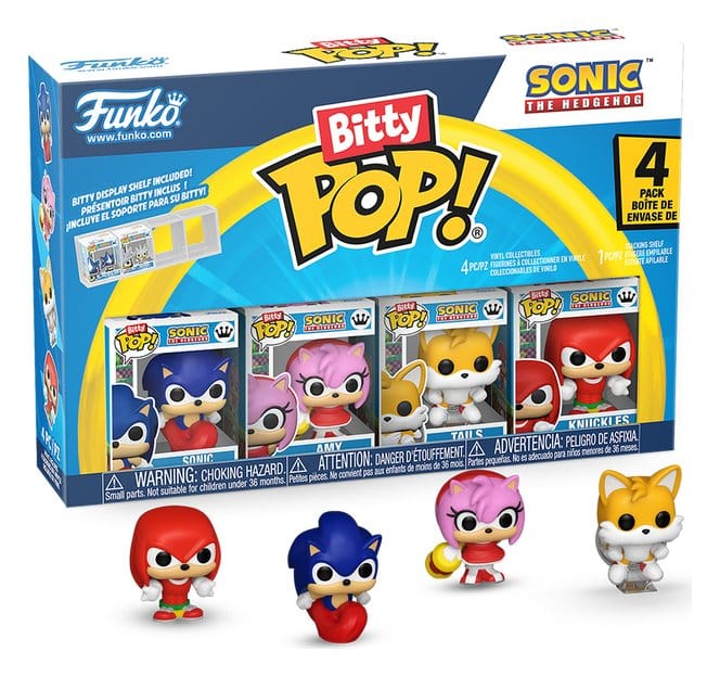 Funko Sonic Bitty POP! Vinyl Figurka 4-Pack Sonic 2,5 cm